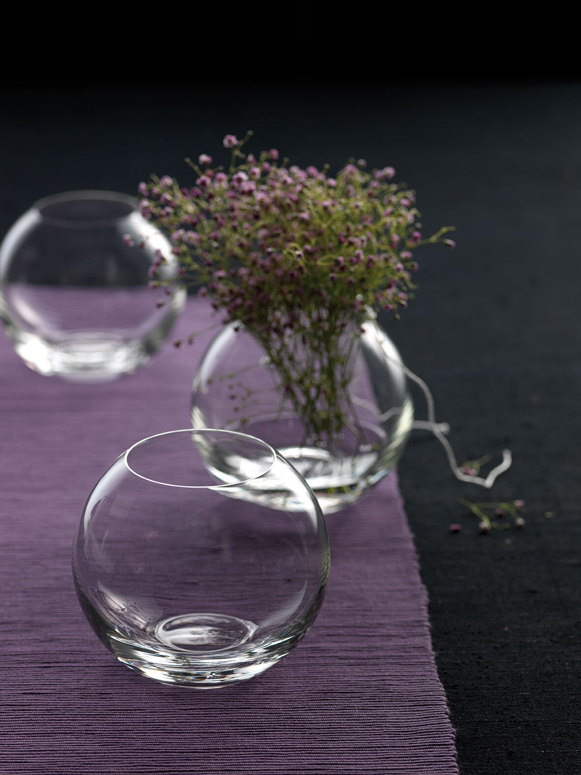 LEONARDO Kugelvase Ø 20 BOCCIA Glas