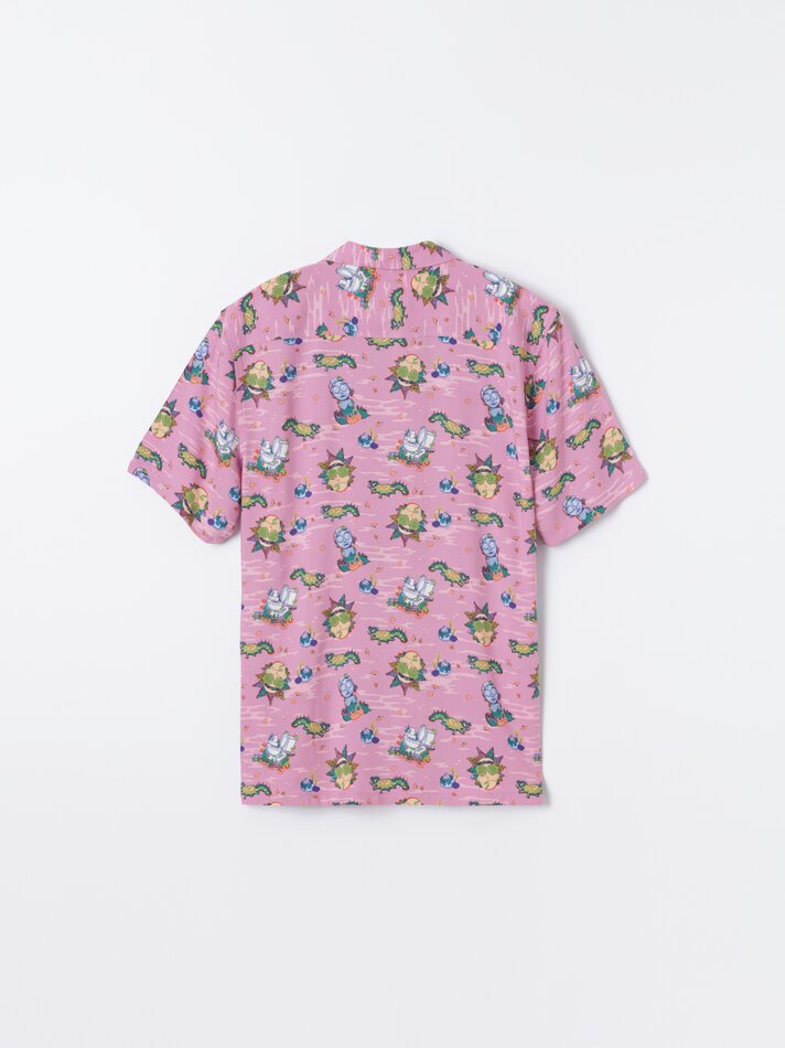 Camiseta Ric© &™Morty © &™ñ Cartoon Network Flowy - Branca