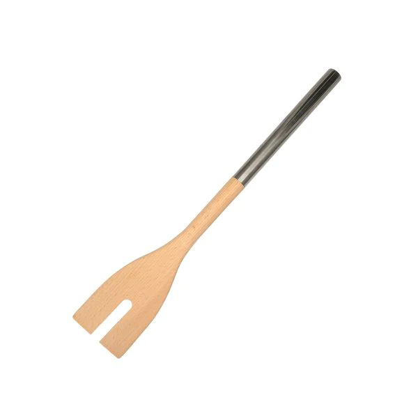 Fourchette à salade verte en bois 34 cm Boissellerie Fackelmann