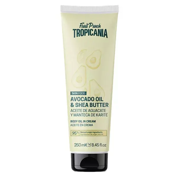 Creme Corporal Tropicania com Óleo de Abacate e Manteiga de Karité 250ml