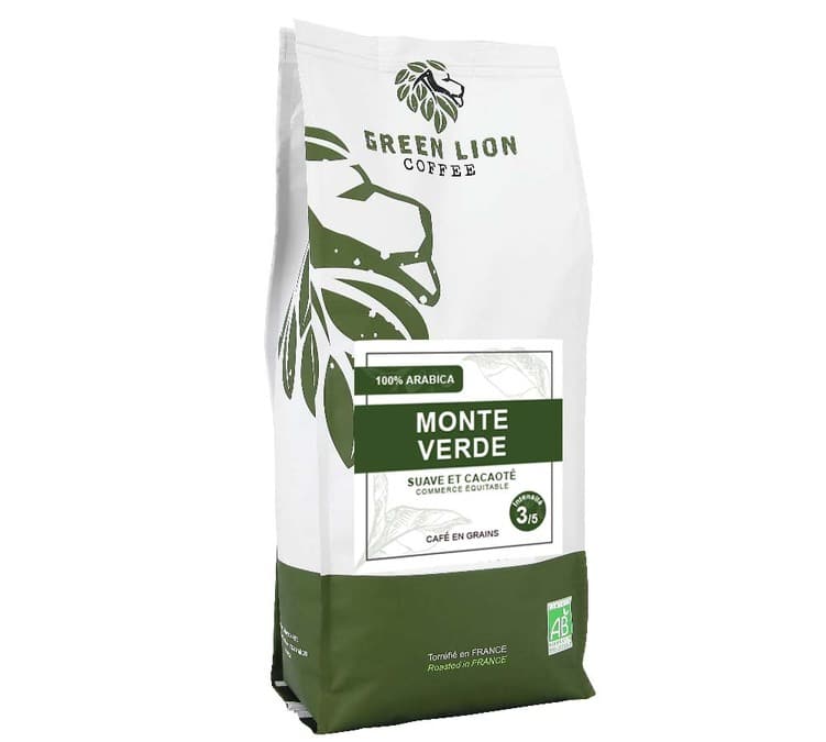 1kg Café en grain bio Monte Verde - Green Lion Coffee