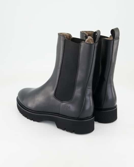 Zahira B-2185 Chelsea Boots in Schwarz
