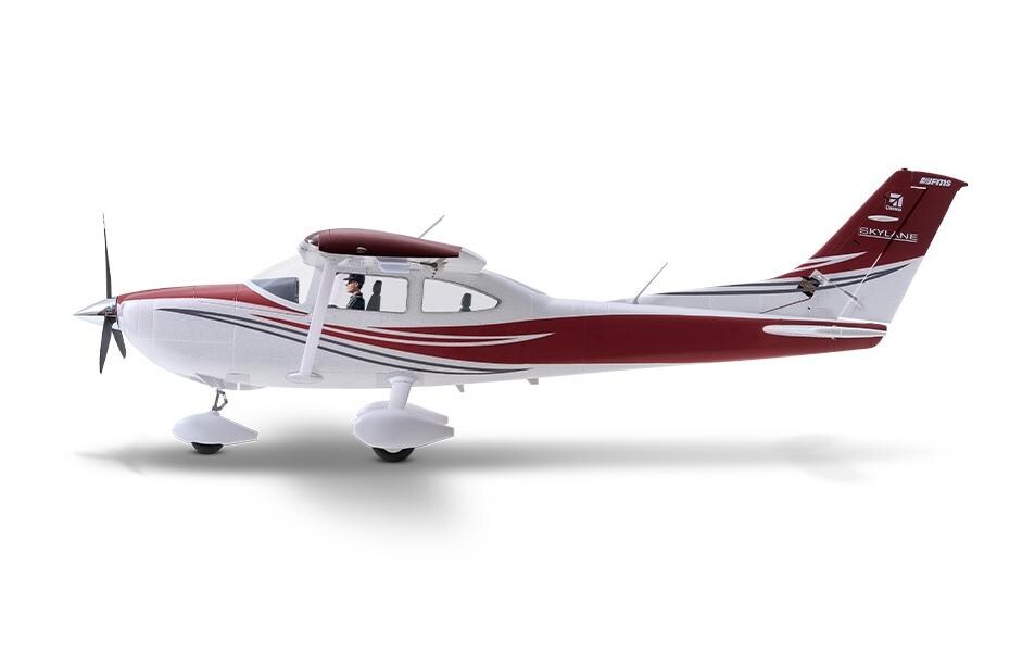 Motorflugzeug Cessna 182 1500 mm Rot, PNP<br>Wendiges Scale STOL Flugmodell