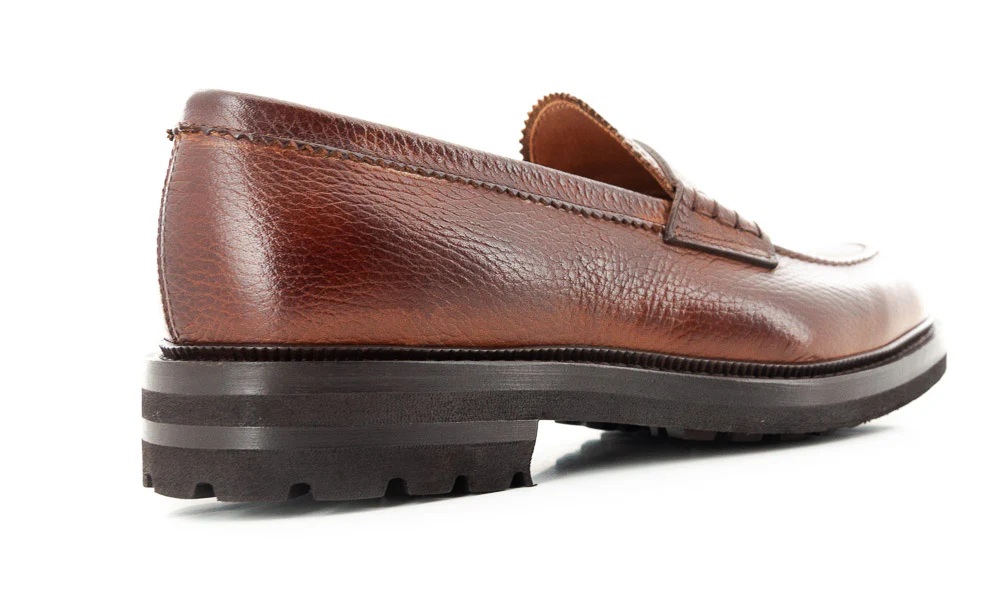 UPPER SHOES - M505 MOC COGNAC