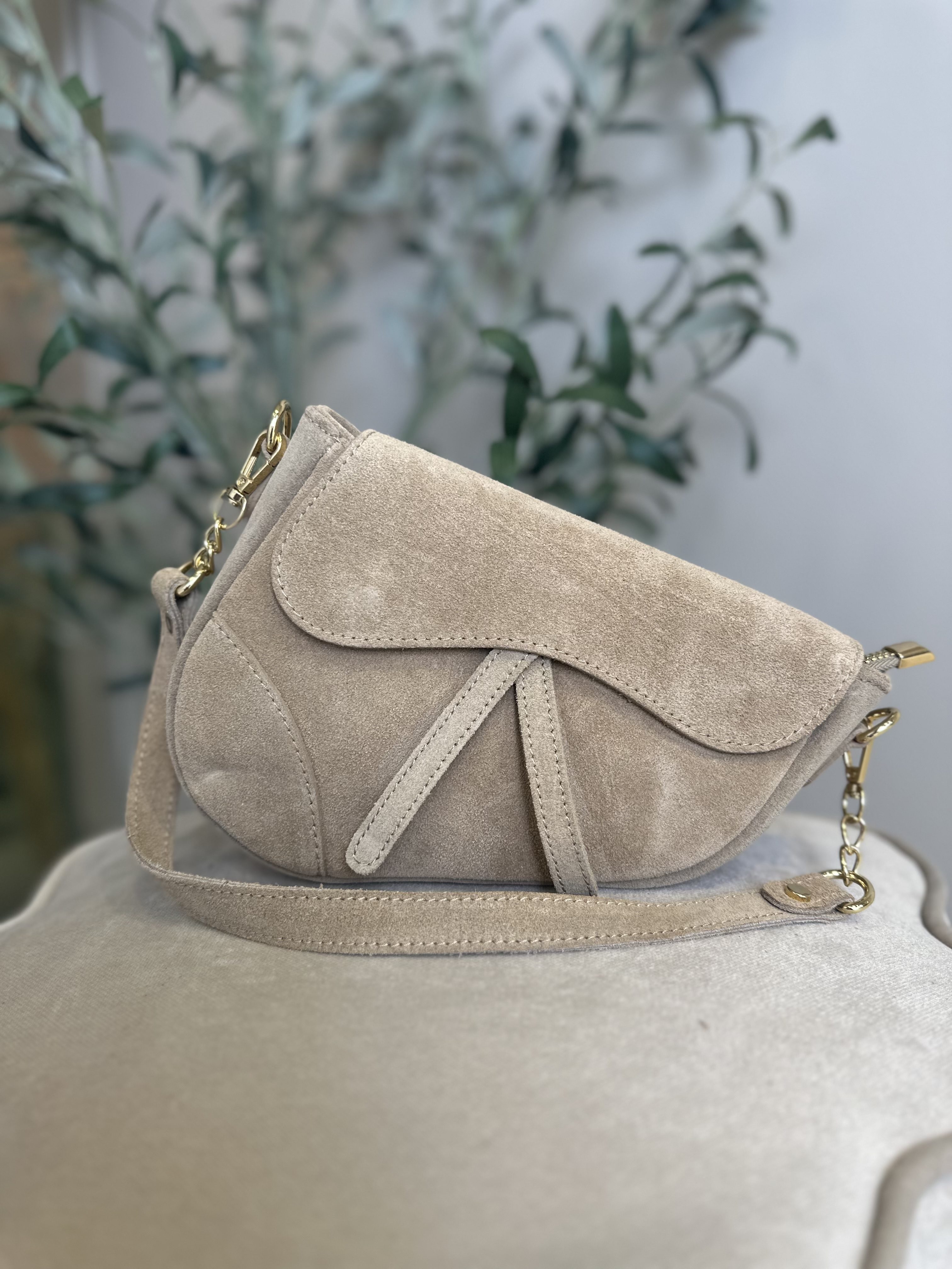 Gigi Bag - Suede Zand