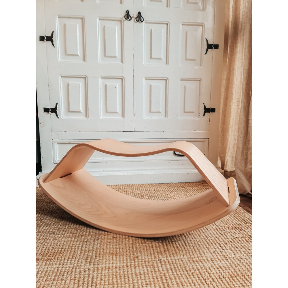 Køb Curve Lab Natural Rocking Stool & Perfect Arc Balance Board