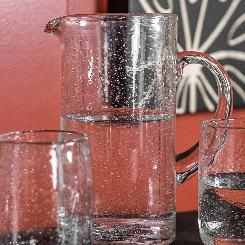 Pichet Perla Bullé 1,1 l transparente Table passion