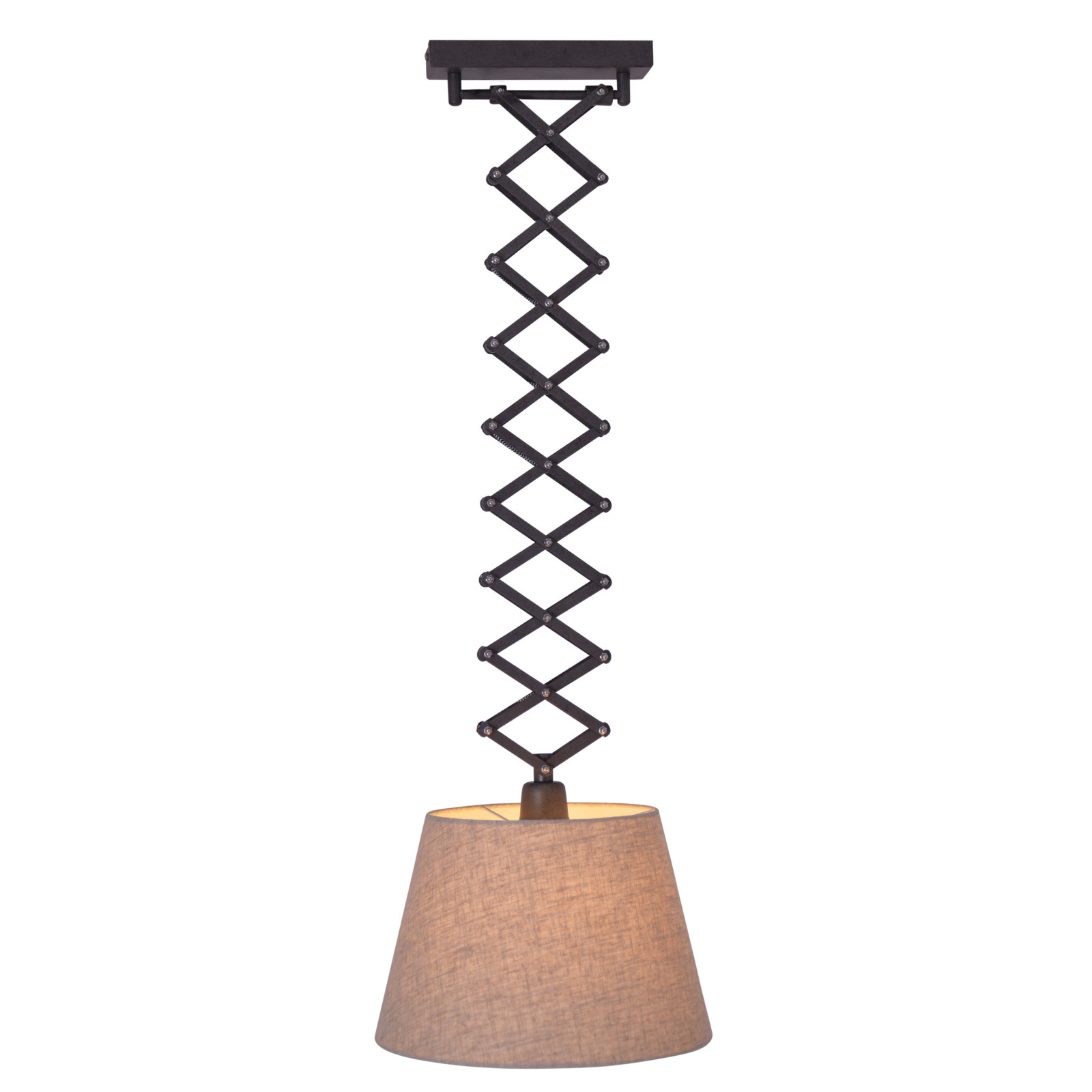 Pendelleuchte ADRIENNE - natur-braun - 1-flammig