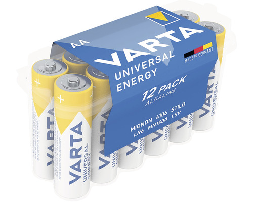 Varta Energy AA Mignon-batterij, 12 stuks