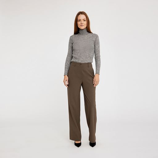 Five Units Sophia 285 Bukser, Grey Brown Melange, 26