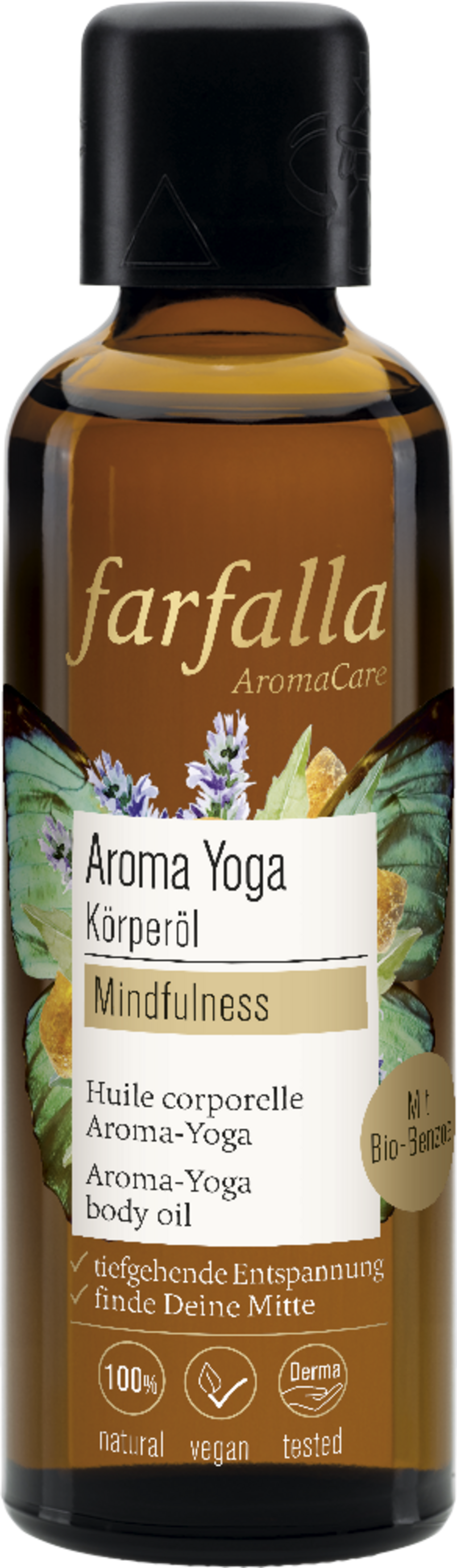 farfalla  Mindfulness Aroma-Yoga-Körperöl, 75 ml