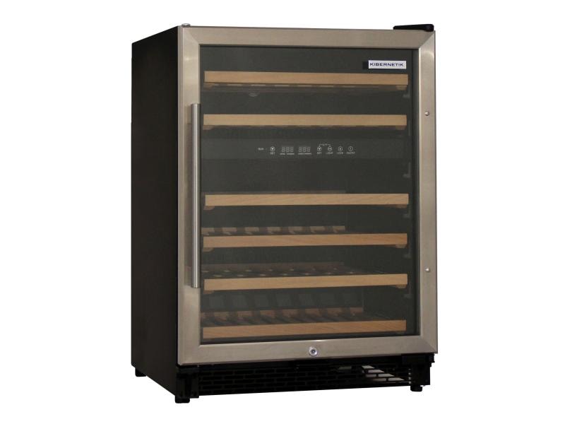 Kibernetik Weinklimaschrank WKH46F01 Schwarz, Rechts, Wechs Freistehender Weinkühlschrank