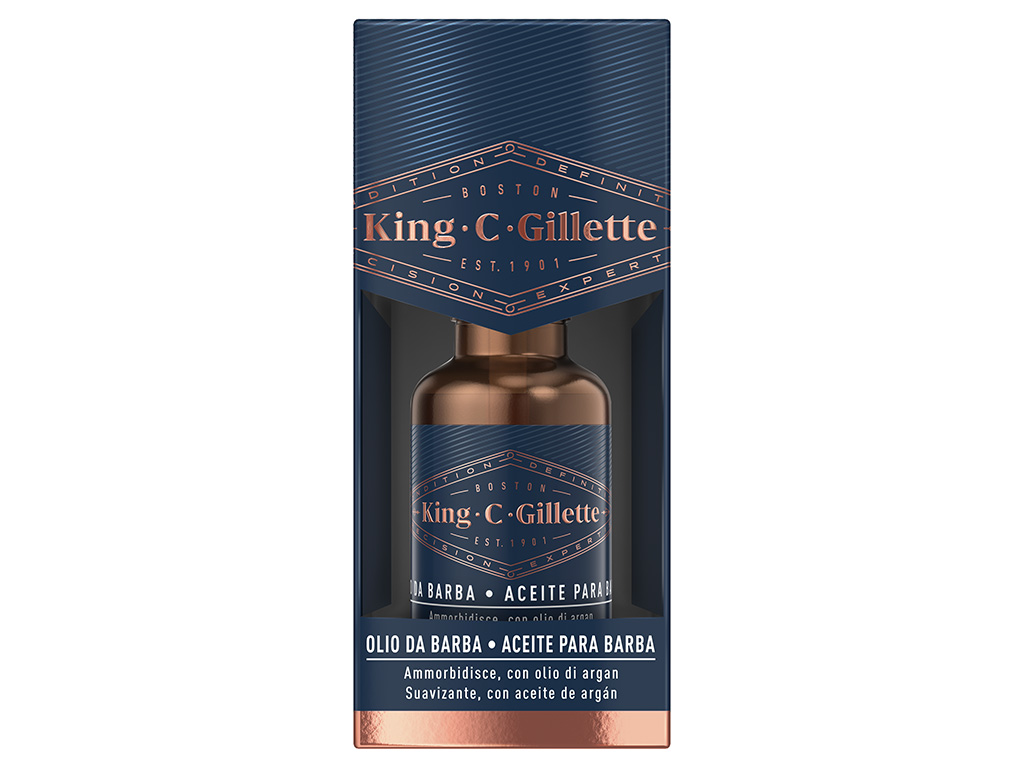 Óleo de Barba King C. Gillette 30 ml