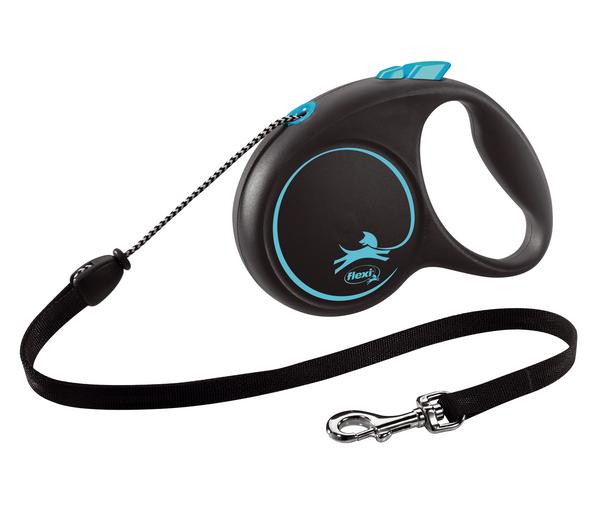 flexi® Hundeleine Seil-Leine Black Design,