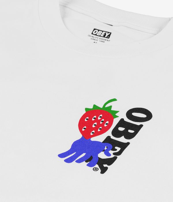 Obey Strawberry T-Shirt (white) online kaufen | skatedeluxe