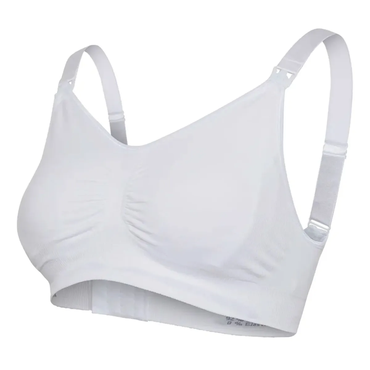 Carriwell Soutien-Gorge d'Allaitement Rembourré Sans Coutures - Compresses d'Allaitement - Paquet de 6 - Blanc OU Noir