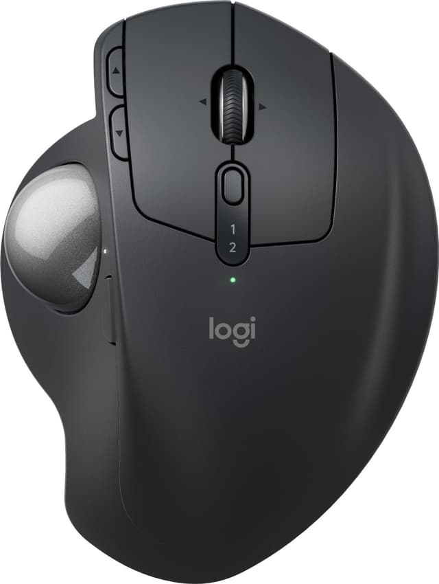 Logitech MX Ergo S Advanced trådløs trackball-mus (sort)