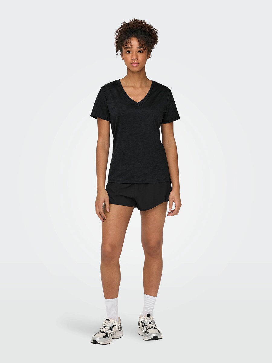 ONLY PLAY<br>Camiseta esportiva Core Life de manga curta e gola V