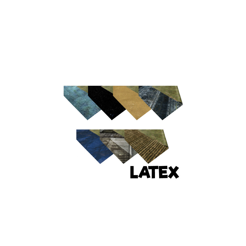 Playmats - Latex - Tapis recto/verso - 48