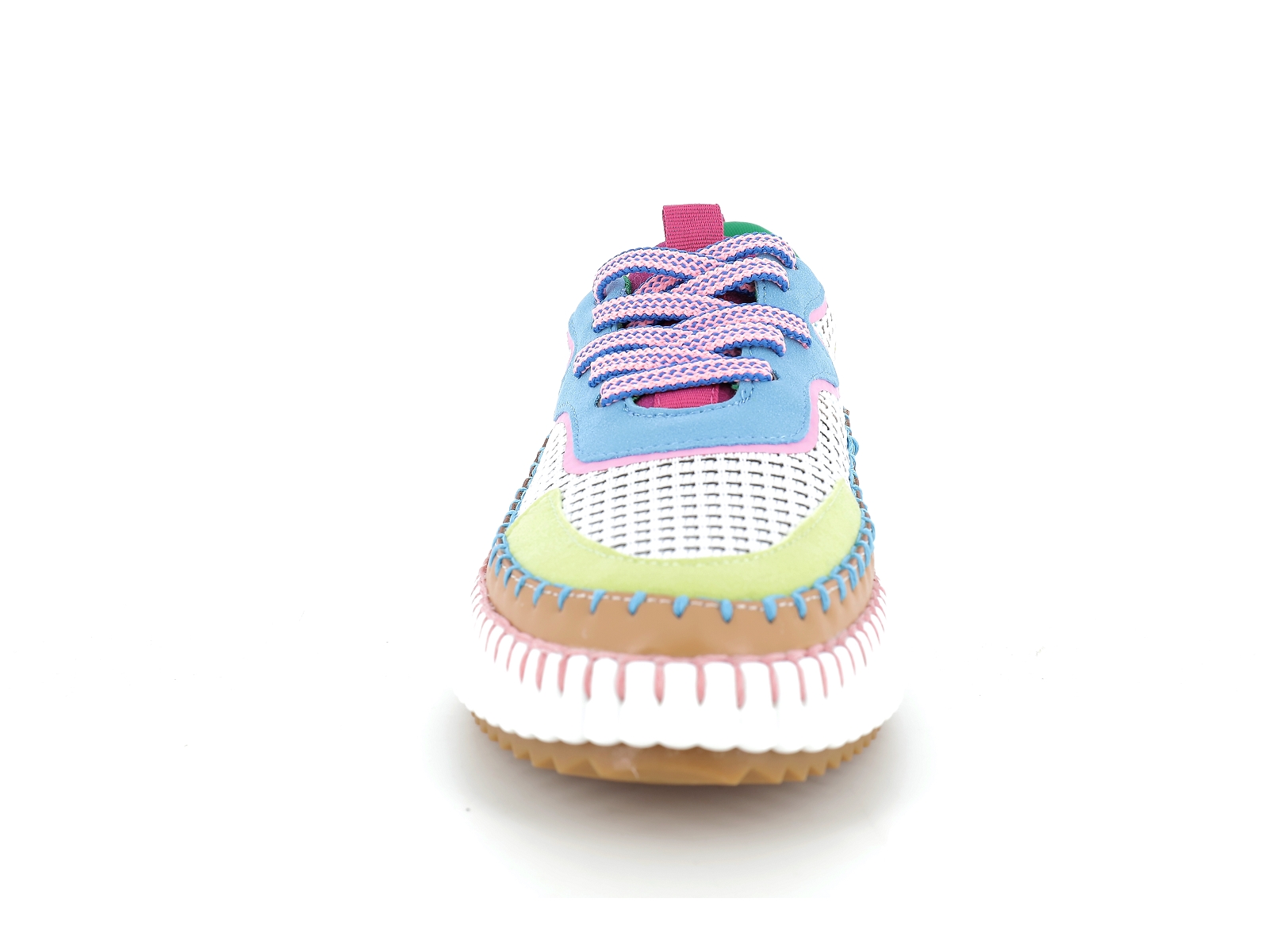 T brand-THEOCLO Matières combinées Multicolore
