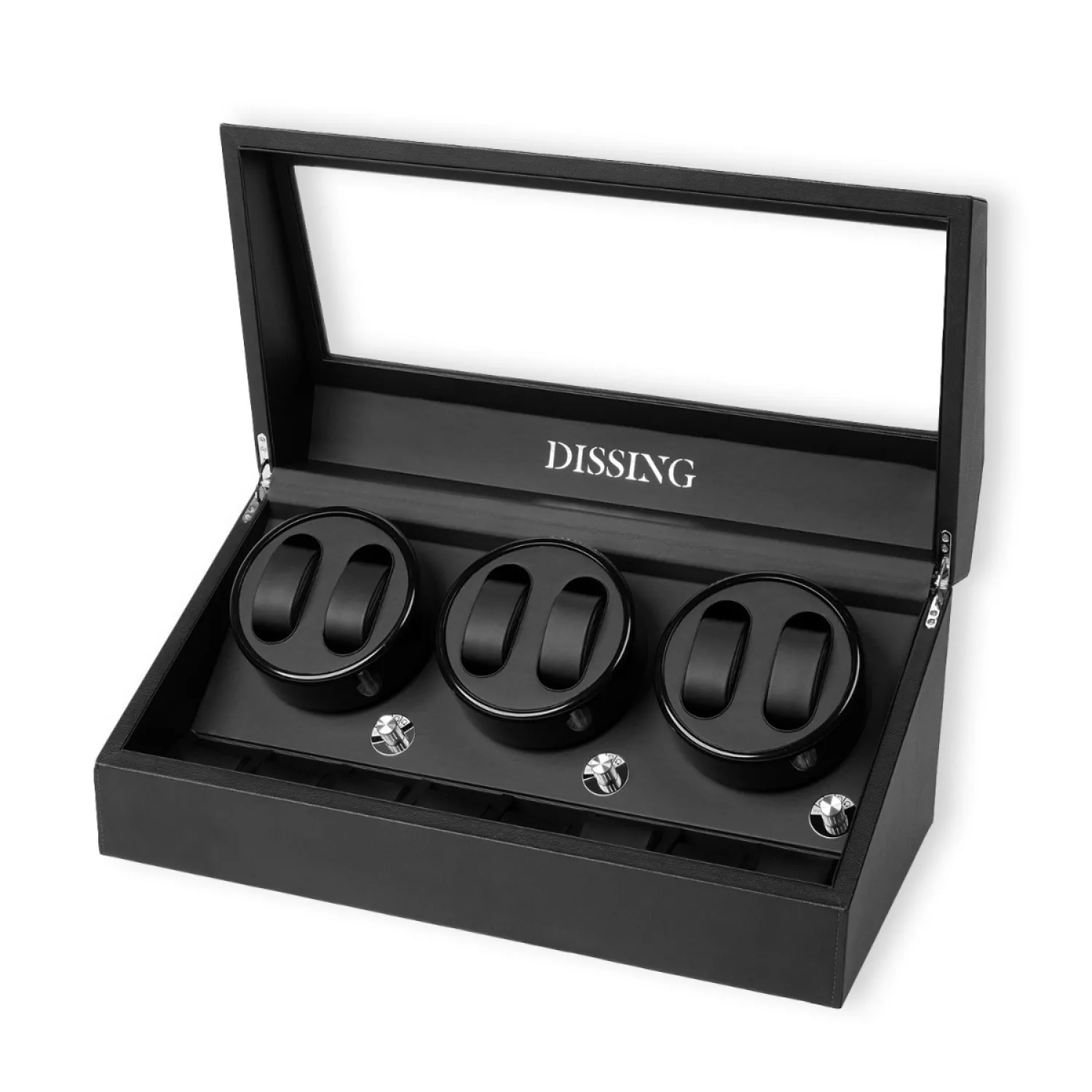 Dissing Watch Winder 6 ure Sort Imiteret Læder 0000268