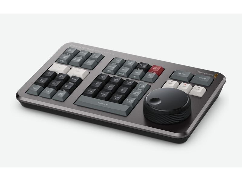 Blackmagic Design Pro DaVinci Resolve Speed Editor inkl. Li Kompaktes Video-Bedienpult mit vielen Features