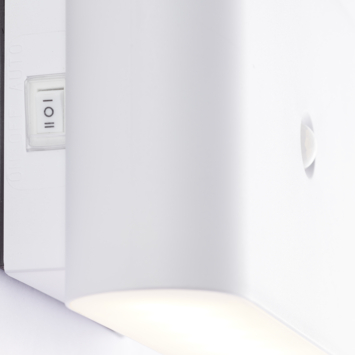 Brilliant magnetische wandlamp Xino wit USB 3W met sensor