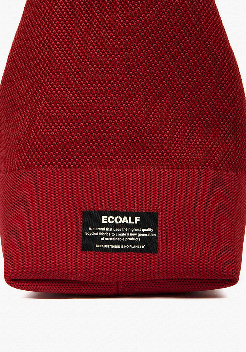 Ecoalf Big Shoulder Bag Tika Crimson Red