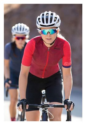 Maillot Manches Courtes Femme Santini Genio Rouge