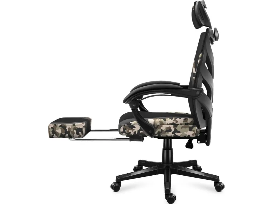 Huzaro Combat 5.0, PC gamingstol, 140 kg, Trådsæde, Ryglæn i net, PC, 610 x 610 mm