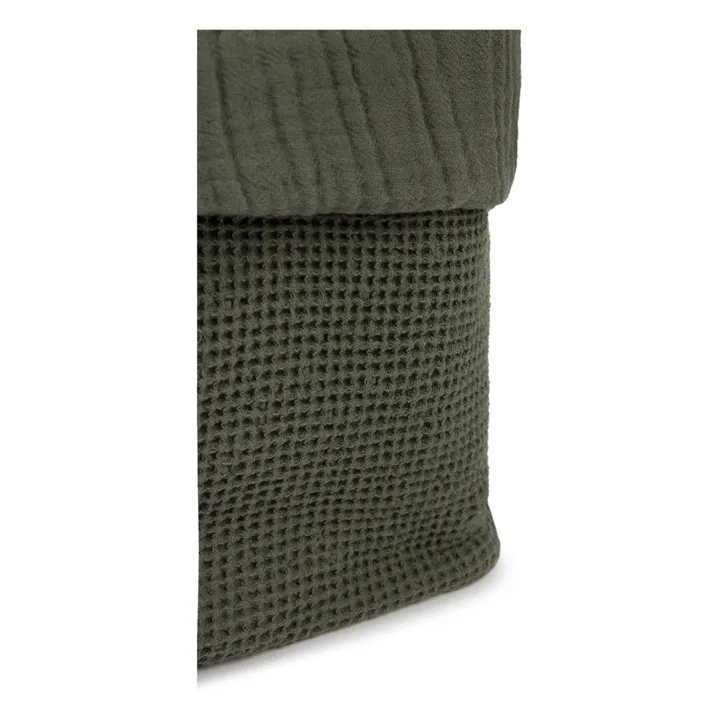 Nobodinoz Panier de rangement Wabi-Sabi | Vert kaki