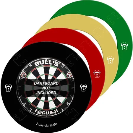 BULL'S Darts Quarterback EVA Dart Board Surround schwarz