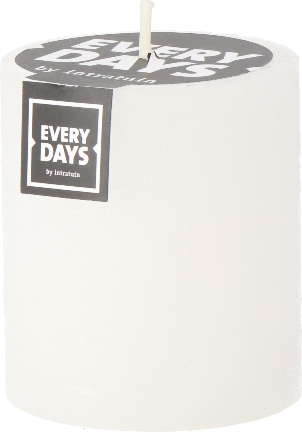 Everydays stompkaars Rustiek wit 45 uur D 7 H 8 cm