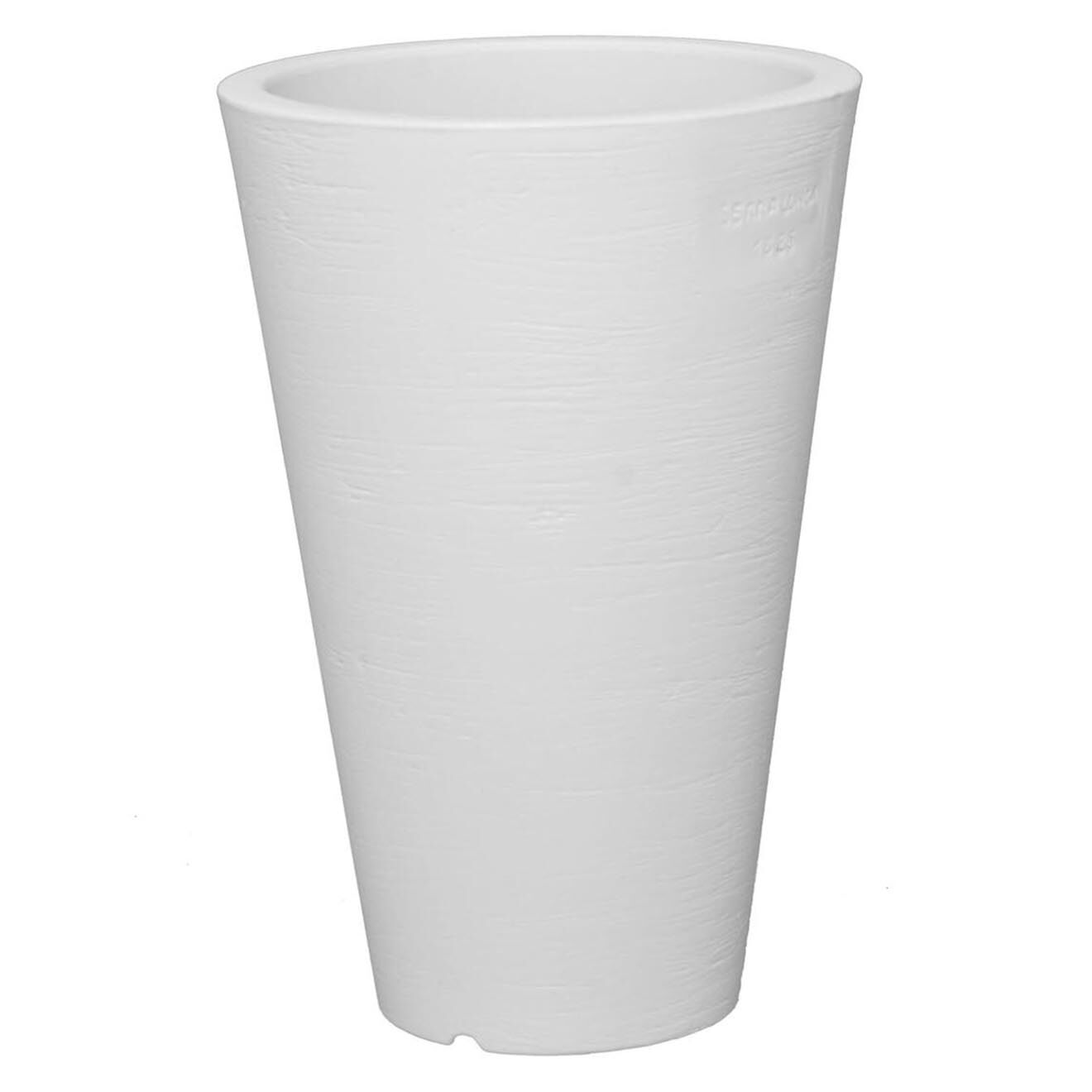 Serralunga Pot Liscio Siena blanc - D.27x40.5 cm