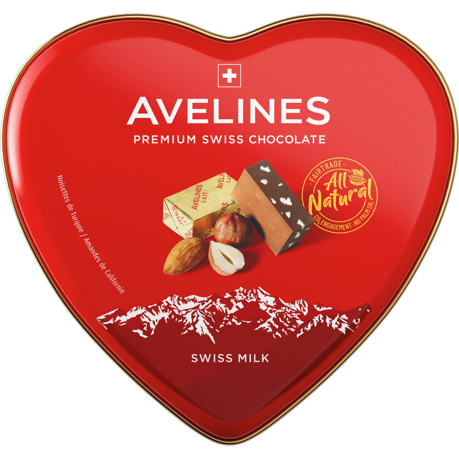Avelines Milch Herz 150 g