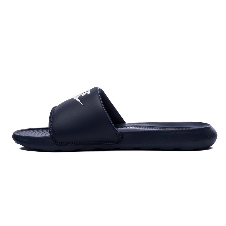 Nike Claquettes Victori One - Bleu Marine/Blanc