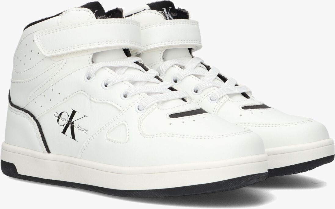 CALVIN KLEIN witte calvin klein hoge sneaker 80722