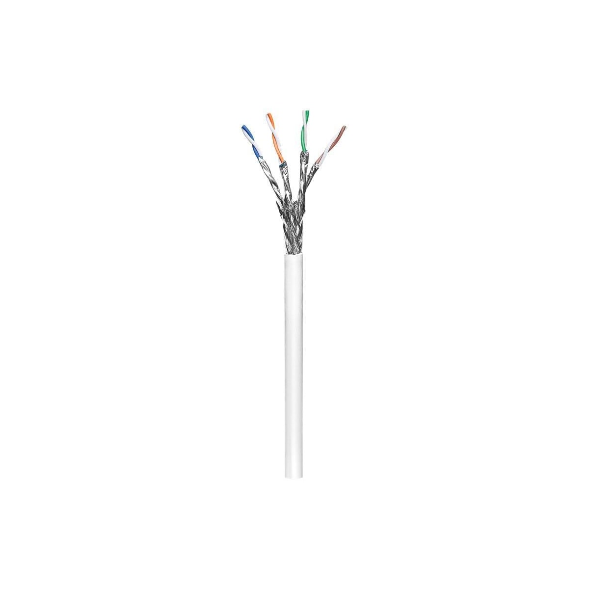 Goobay CAT 6 nettverkskabel, S/FTP (PiMF), hvit