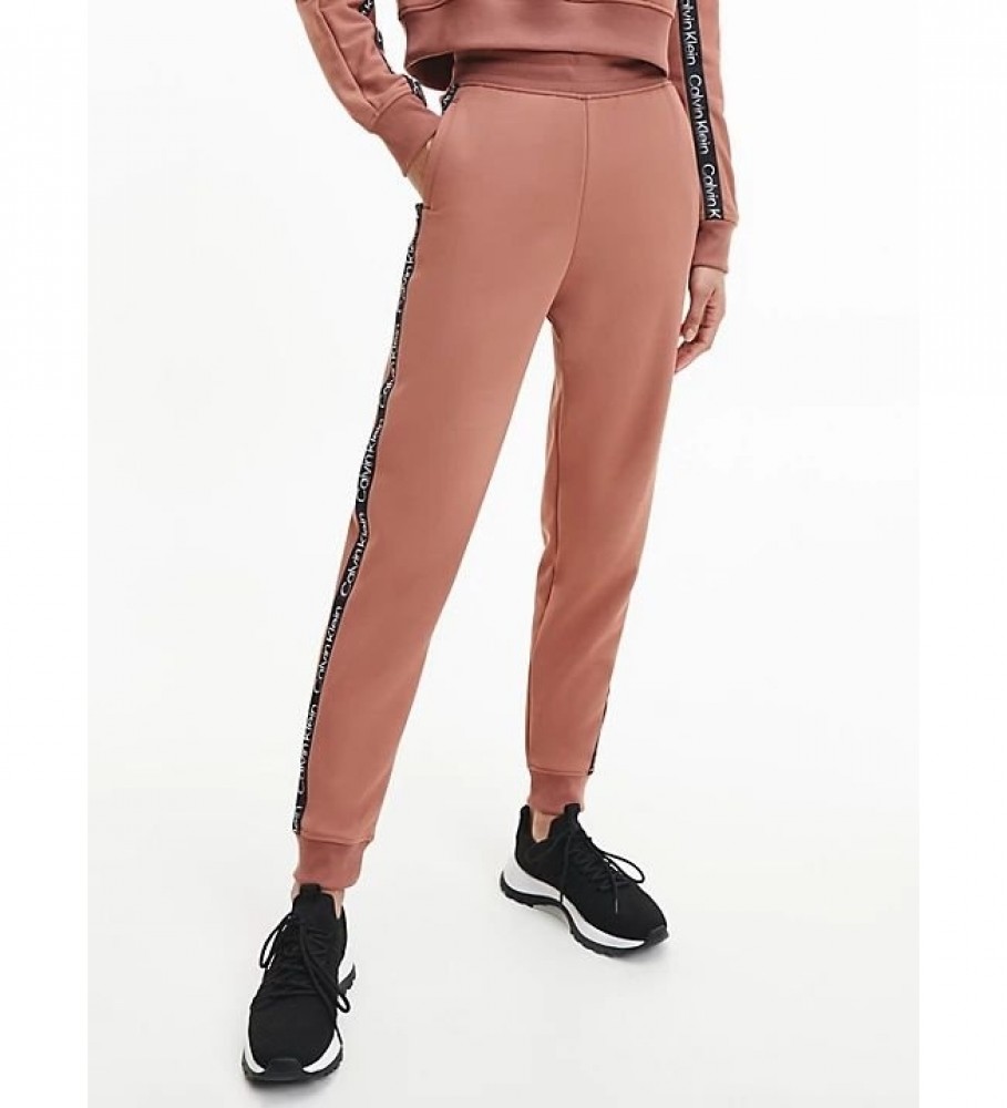 Calça de moletom marrom Calvin Klein