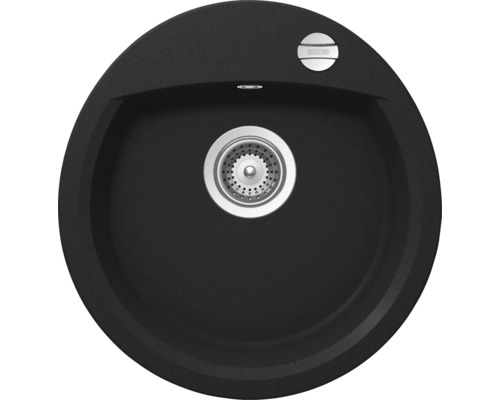 CENTA spoelbak Capella 45 470 x 490 mm zwart CAPELLA 45 BL