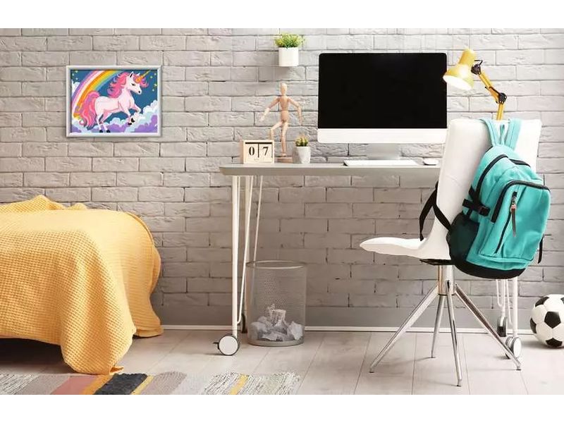 Ravensburger Malen nach Zahlen CreArt Pink Unicorn Kunst-Set mit Malvorlage