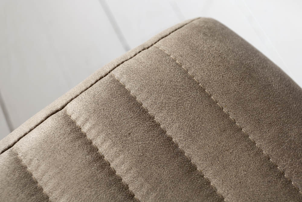 Industrial Freischwinger Stuhl APARTMENT antik taupe mit Metallgestell