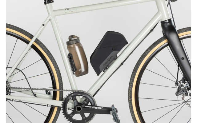 Fidlock Twist Essential Bag M mit Bike Base Tasche mit Flaschenhaltersystem für Fahrradrahmen 1,1 Liter
