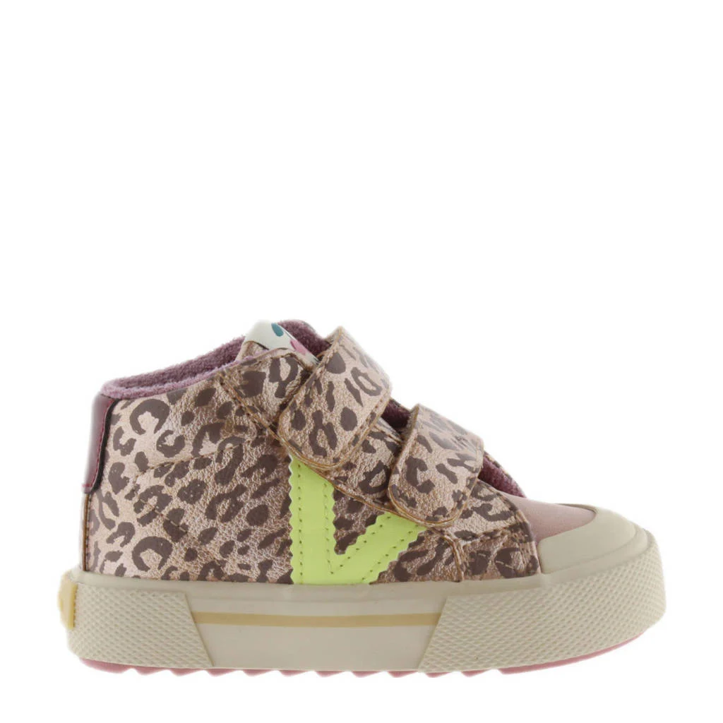 Victoria leren sneakers beige
