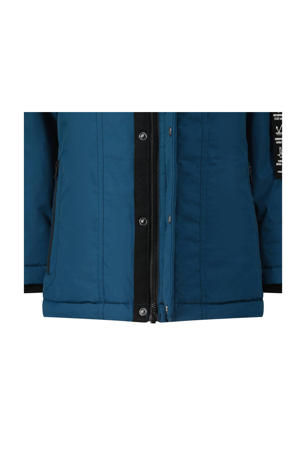 Vingino gewatteerde winterjas Tobie donkerblauw
