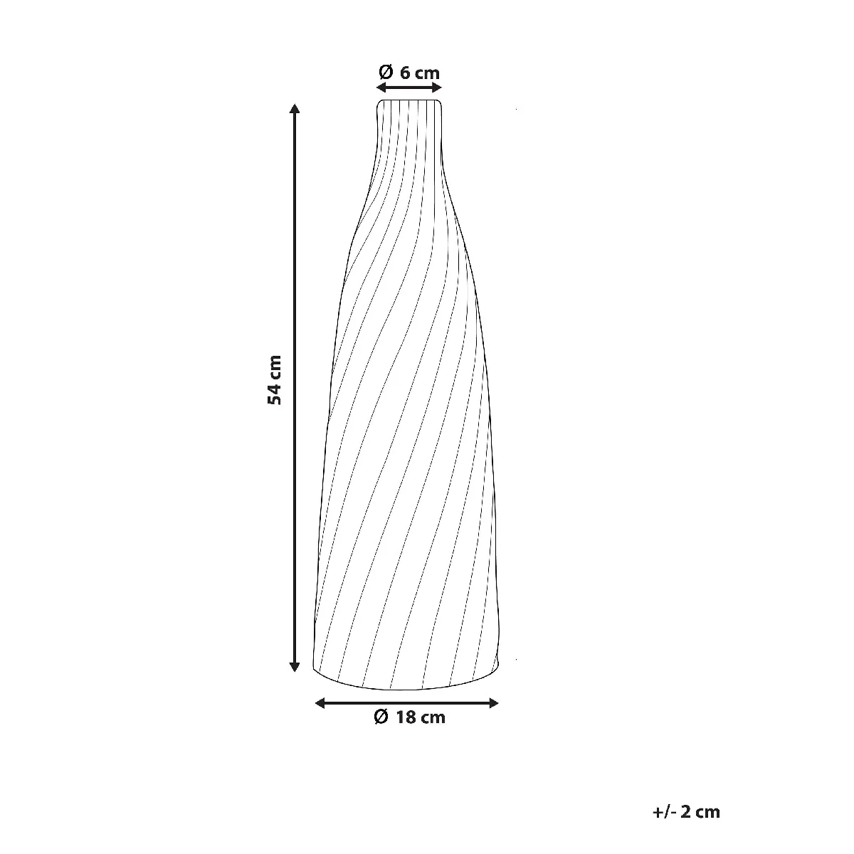 Vase Beliani FLORENTIA