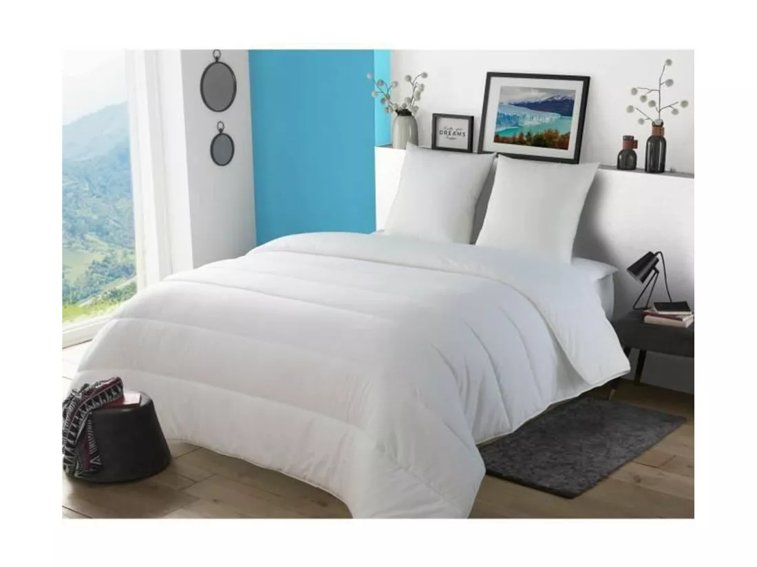 DODO Couette chaude Patagonie blanc - 200x200 cm