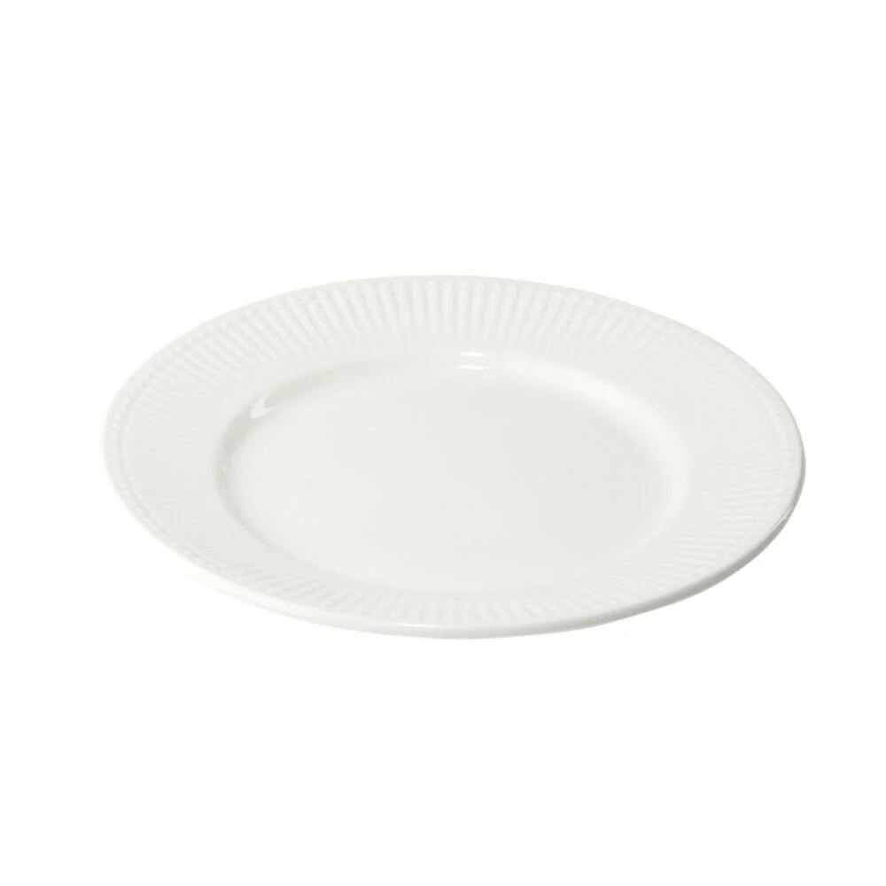 Assiette à dessert Colombe en porcelaine blanche Ø19cm