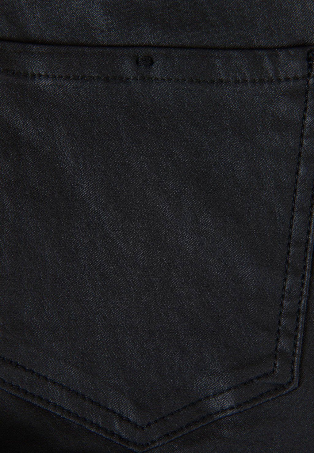Shoeby coated high waisted tregging zwart