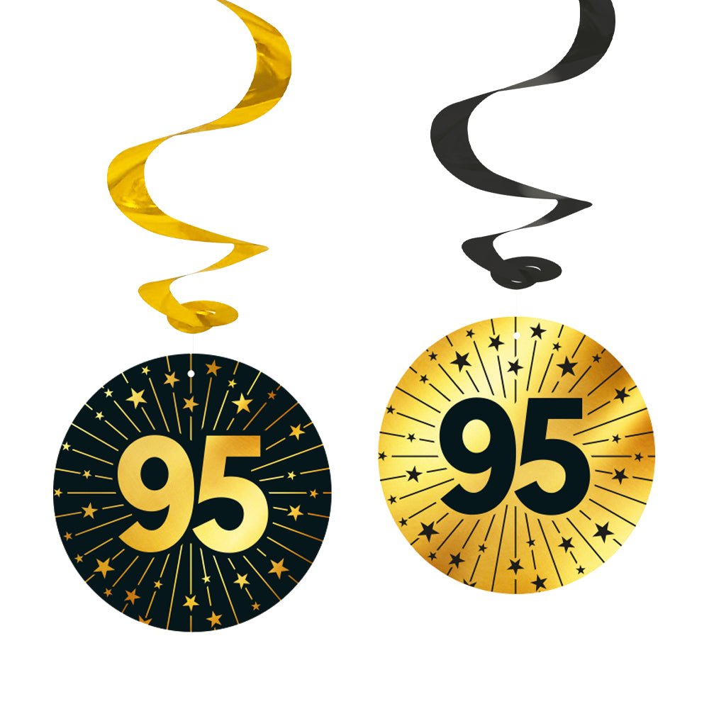 95 Jaar Hangdecoratie 4st